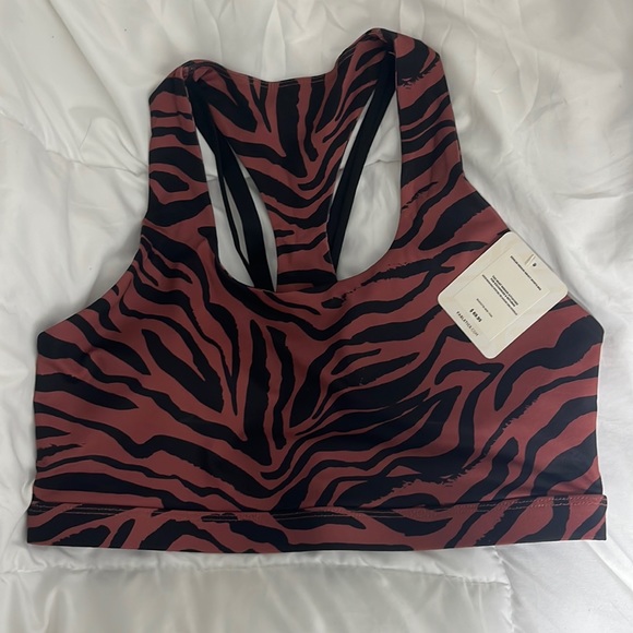 zebra print sports bra - Picture 2 of 4